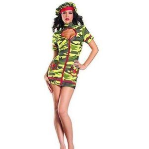 "Be Wicked Mash Nurse Army Camouflage Halloween